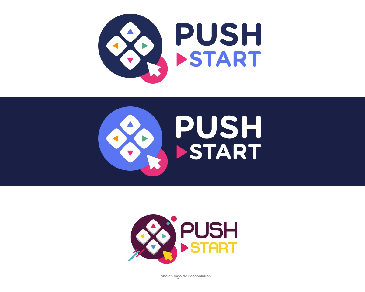 Push Start, refonte de logo.